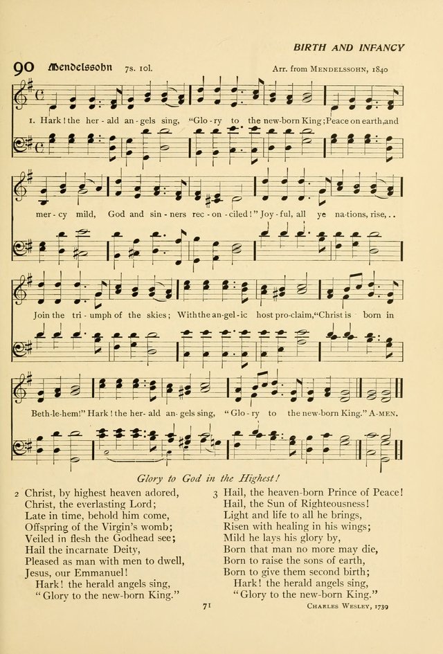 The Pilgrim Hymnal page 71