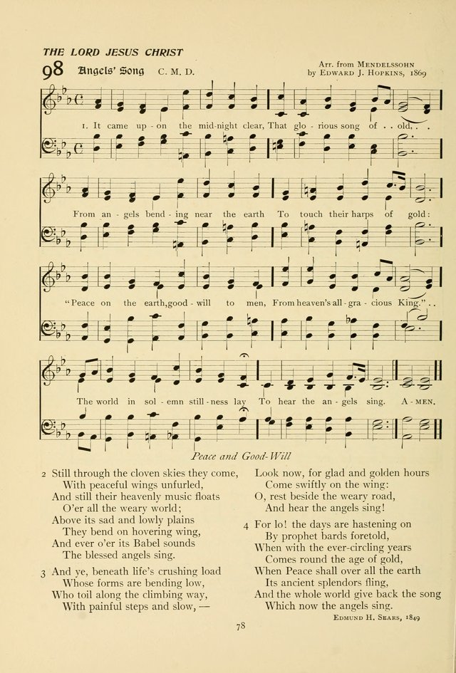 The Pilgrim Hymnal page 78