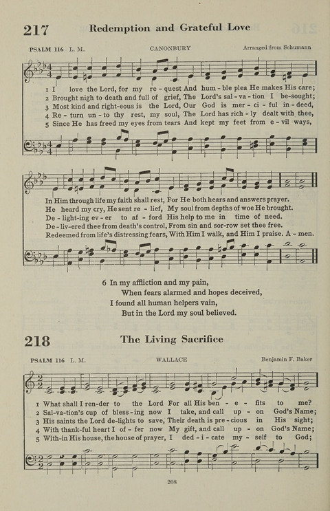 The Psalter Hymnal: The Psalms and Selected Hymns page 208