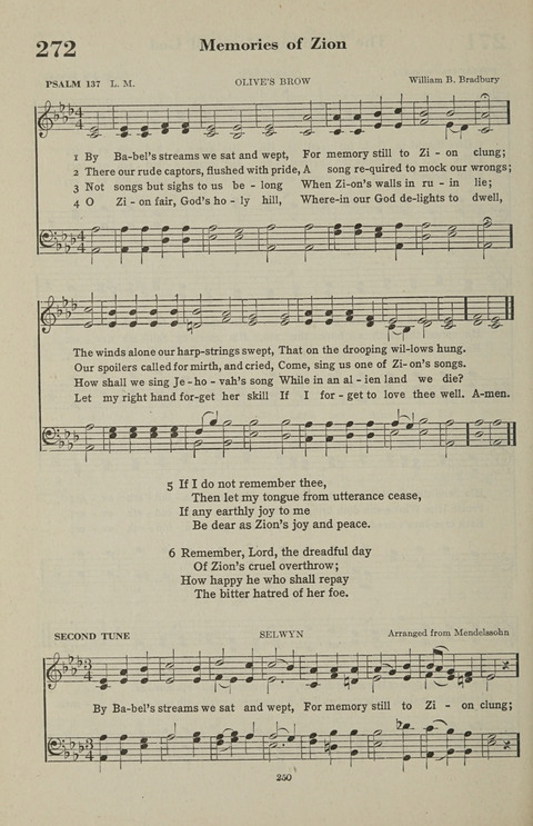 The Psalter Hymnal: The Psalms and Selected Hymns page 250