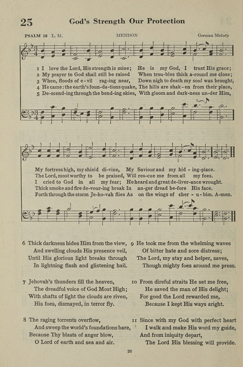 The Psalter Hymnal: The Psalms and Selected Hymns page 26