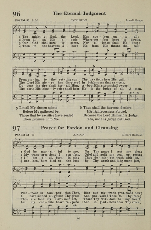 The Psalter Hymnal: The Psalms and Selected Hymns page 90