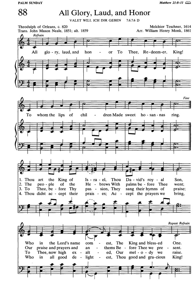 The Presbyterian Hymnal: hymns, psalms, and spiritual songs page 100