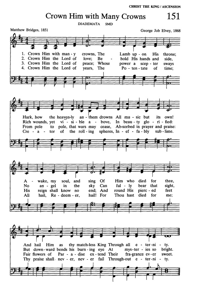 The Presbyterian Hymnal: hymns, psalms, and spiritual songs page 167