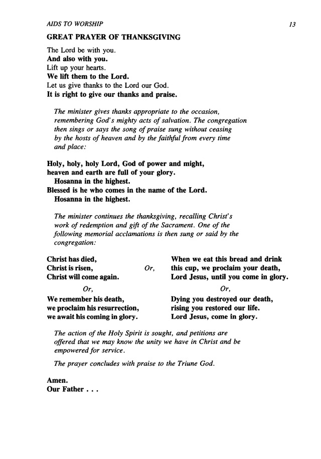 The Presbyterian Hymnal: hymns, psalms, and spiritual songs page xiii