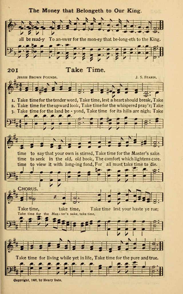 Pentecostal Hymns Nos. 3 and 4 Combined page 201