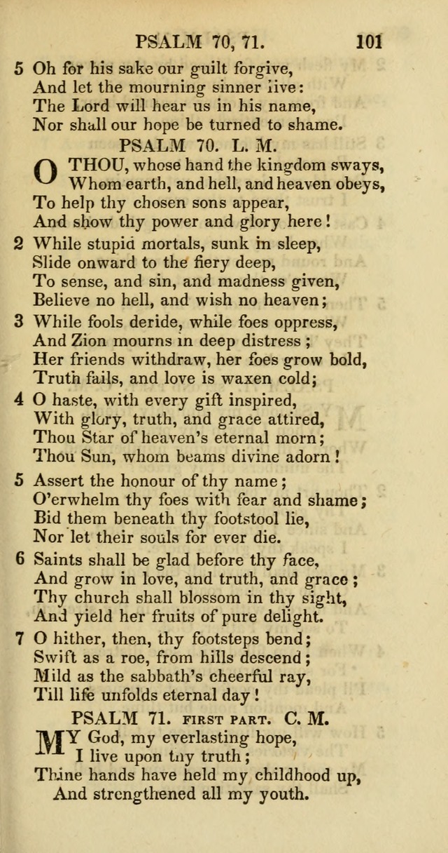 Psalms and Hymns Adapted to Public Worship, and Approved by the General Assembly of the Presbyterian Church in the United States of America page 103