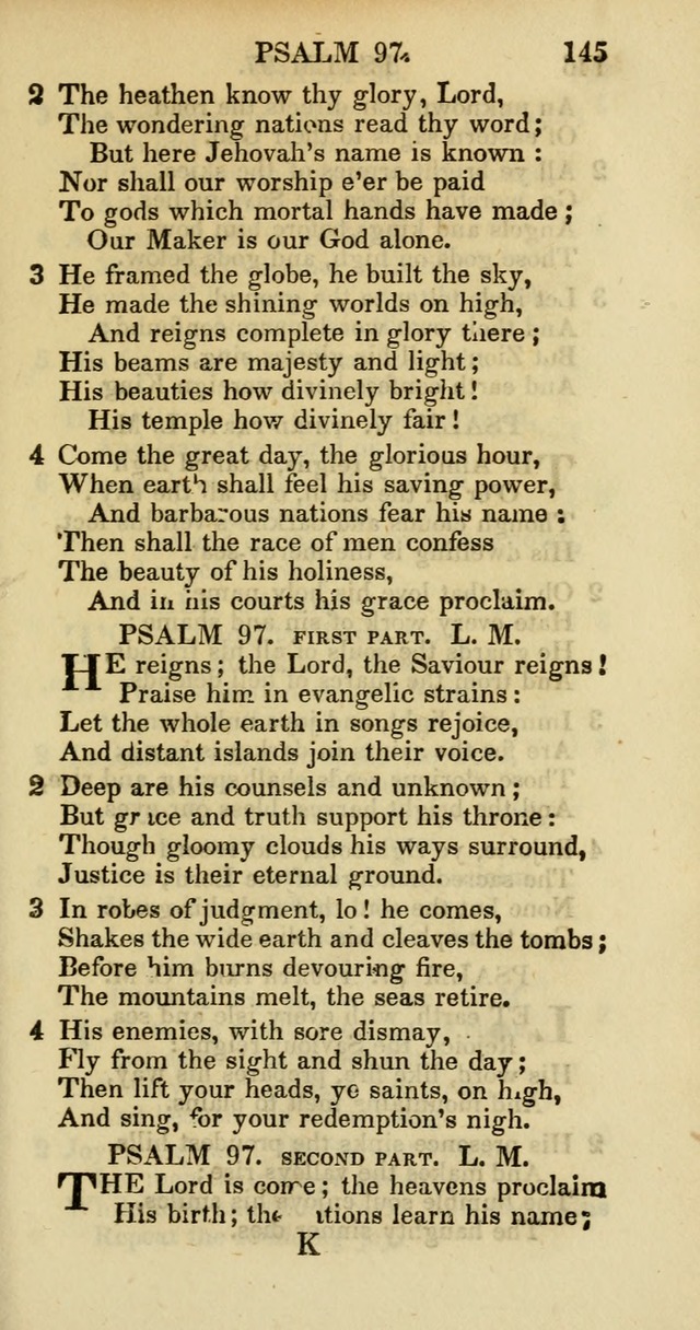 Psalms and Hymns Adapted to Public Worship, and Approved by the General Assembly of the Presbyterian Church in the United States of America page 147