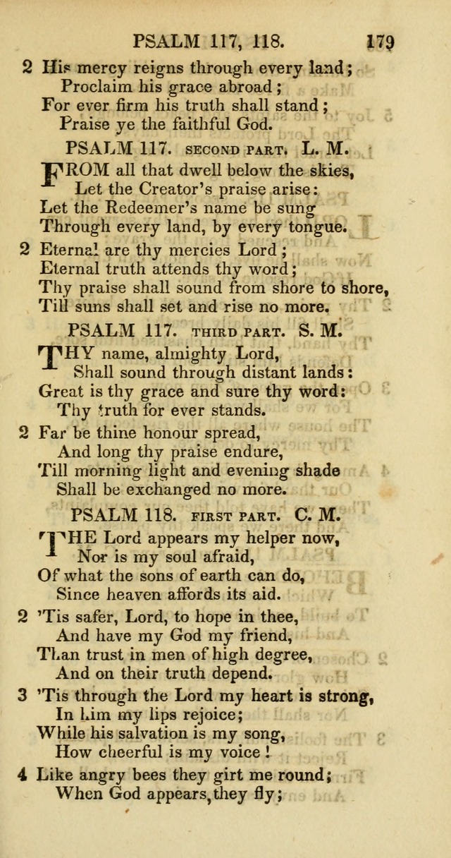 Psalms and Hymns Adapted to Public Worship, and Approved by the General Assembly of the Presbyterian Church in the United States of America page 181