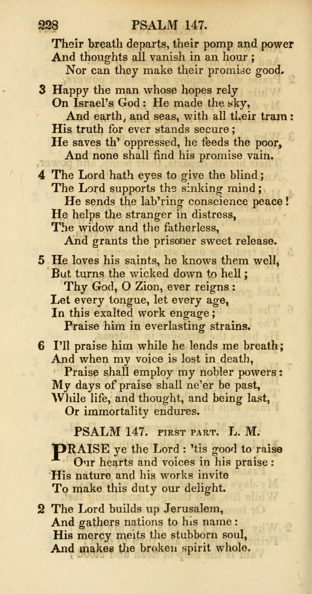 Psalms and Hymns Adapted to Public Worship, and Approved by the General Assembly of the Presbyterian Church in the United States of America page 230