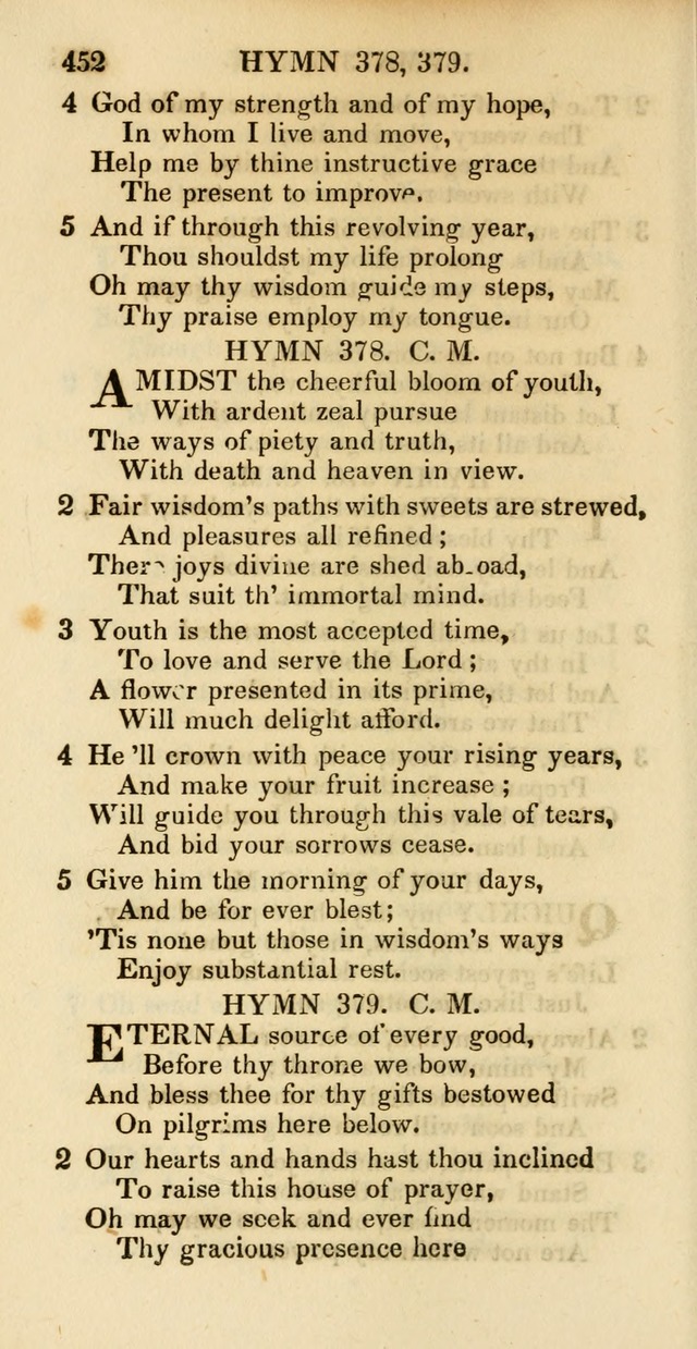 Psalms and Hymns Adapted to Public Worship, and Approved by the General Assembly of the Presbyterian Church in the United States of America page 454