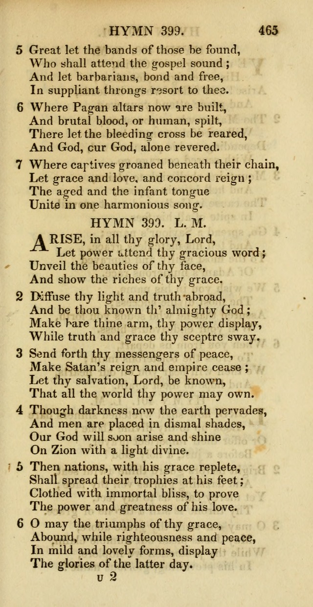 Psalms and Hymns Adapted to Public Worship, and Approved by the General Assembly of the Presbyterian Church in the United States of America page 467