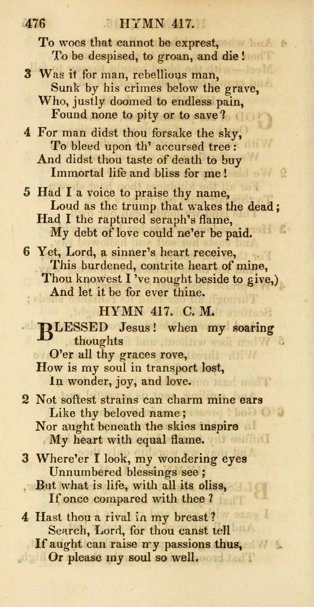 Psalms and Hymns Adapted to Public Worship, and Approved by the General Assembly of the Presbyterian Church in the United States of America page 478