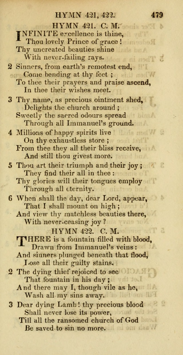 Psalms and Hymns Adapted to Public Worship, and Approved by the General Assembly of the Presbyterian Church in the United States of America page 481