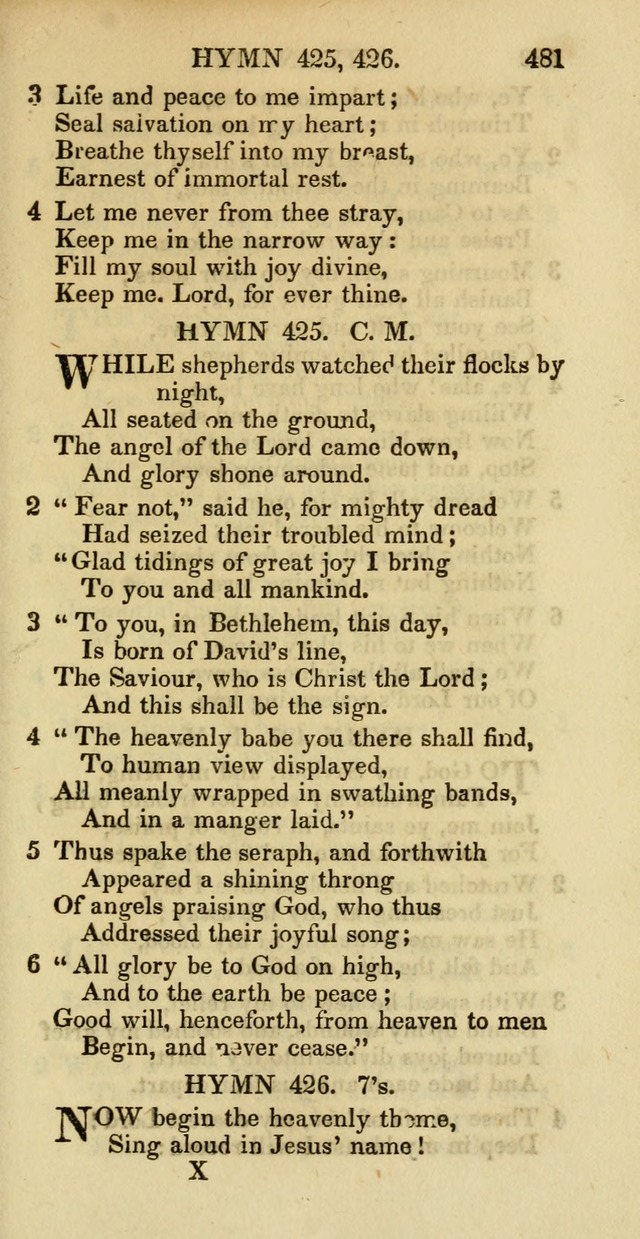 Psalms and Hymns Adapted to Public Worship, and Approved by the General Assembly of the Presbyterian Church in the United States of America page 483