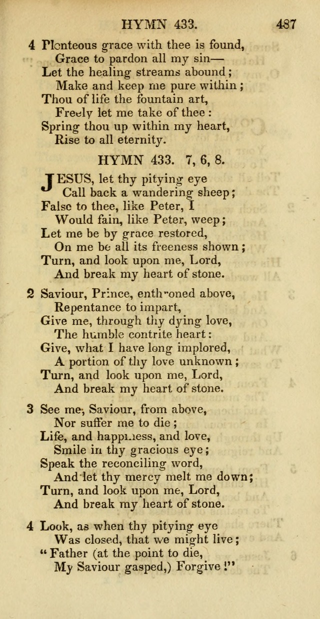 Psalms and Hymns Adapted to Public Worship, and Approved by the General Assembly of the Presbyterian Church in the United States of America page 489