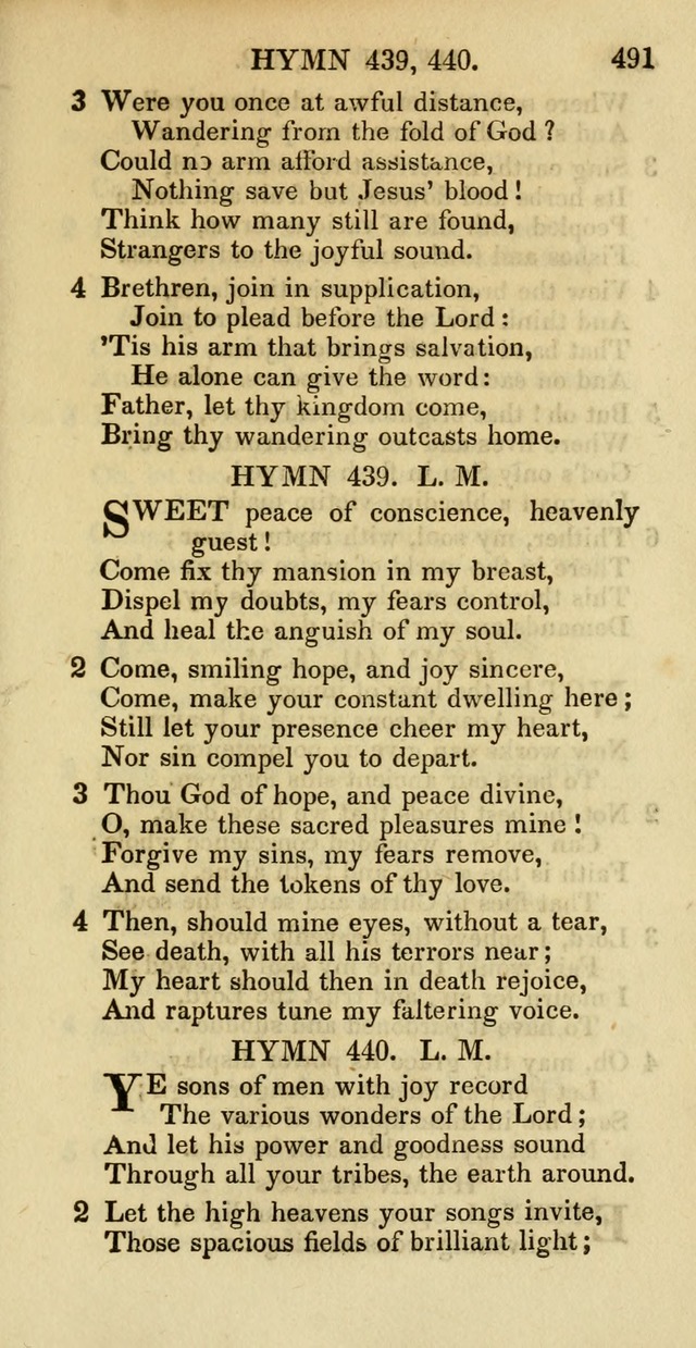 Psalms and Hymns Adapted to Public Worship, and Approved by the General Assembly of the Presbyterian Church in the United States of America page 493