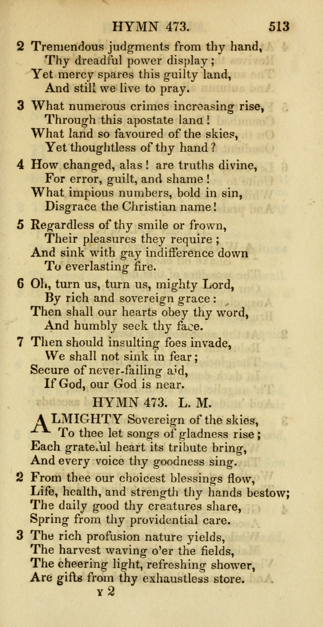 Psalms and Hymns Adapted to Public Worship, and Approved by the General Assembly of the Presbyterian Church in the United States of America page 515