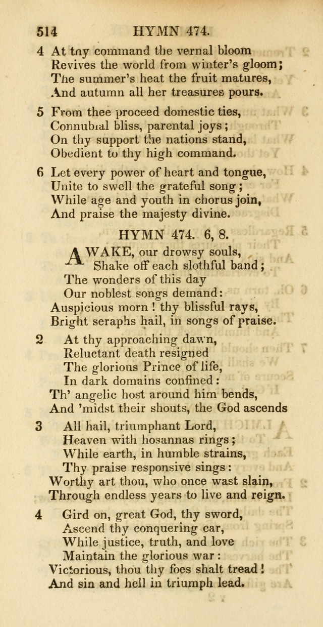 Psalms and Hymns Adapted to Public Worship, and Approved by the General Assembly of the Presbyterian Church in the United States of America page 516