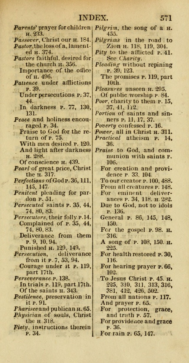 Psalms and Hymns Adapted to Public Worship, and Approved by the General Assembly of the Presbyterian Church in the United States of America page 573