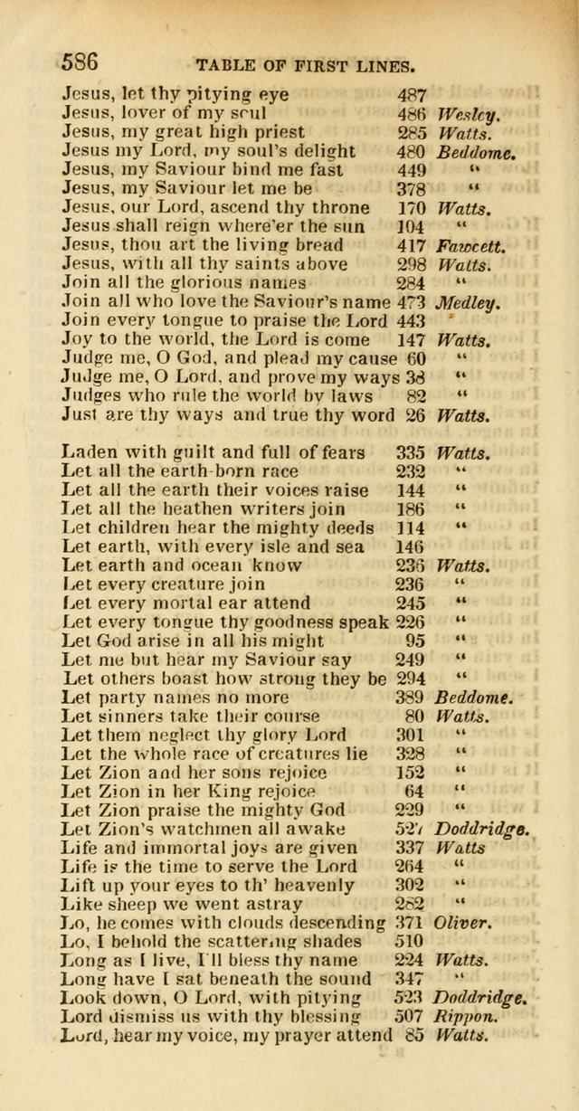 Psalms and Hymns Adapted to Public Worship, and Approved by the General Assembly of the Presbyterian Church in the United States of America page 588