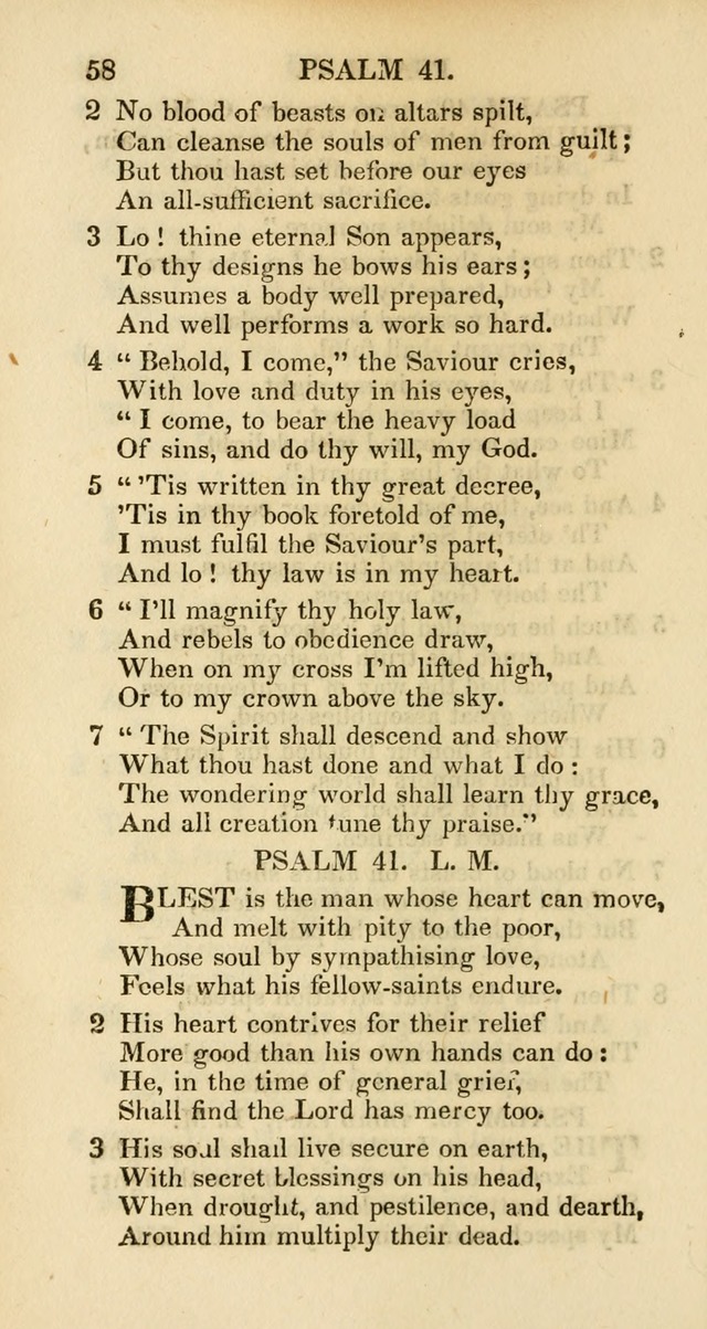 Psalms and Hymns Adapted to Public Worship, and Approved by the General Assembly of the Presbyterian Church in the United States of America page 60