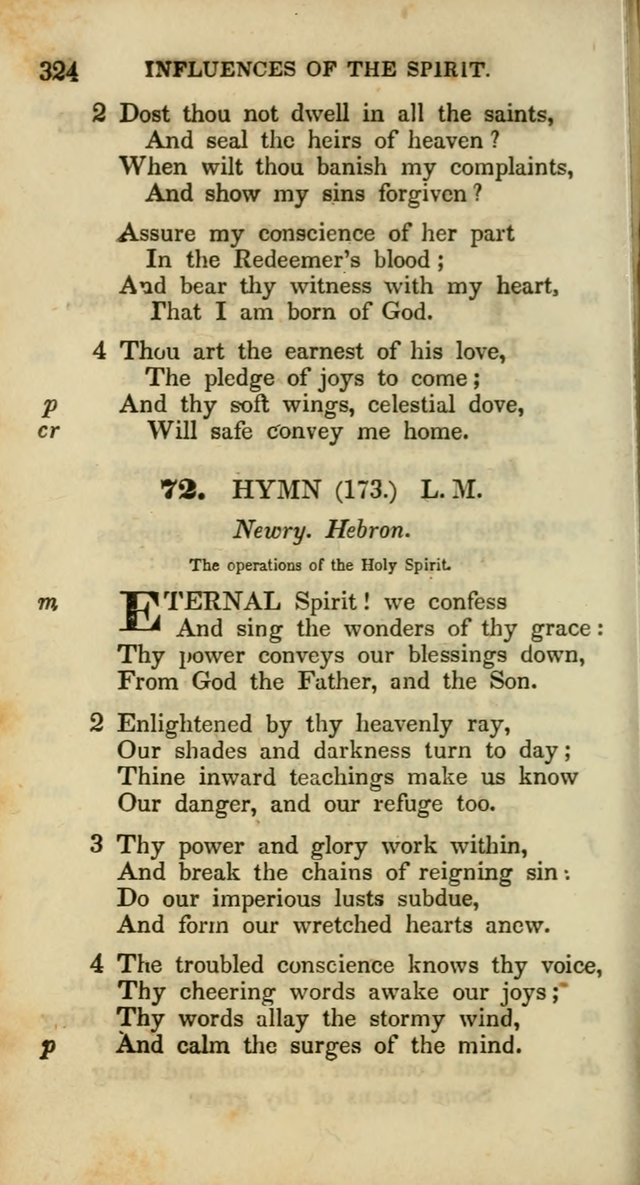 Psalms and Hymns, Adapted to Public Worship: and approved by the General Assembly of the Presbyterian Church in the United States of America: the latter being arranged according to subjects... page 324