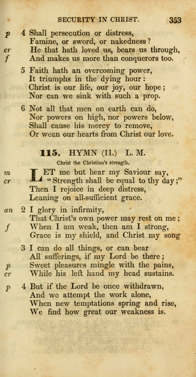 Psalms and Hymns, Adapted to Public Worship: and approved by the General Assembly of the Presbyterian Church in the United States of America: the latter being arranged according to subjects... page 353