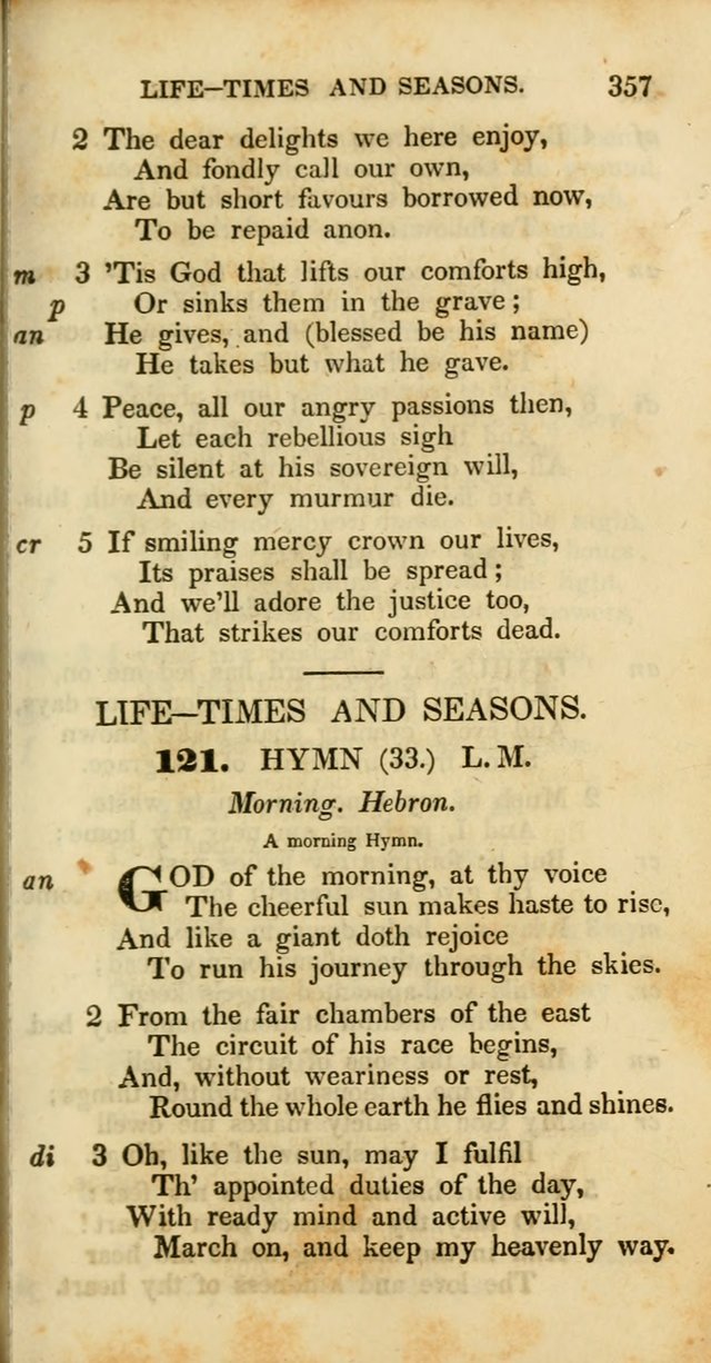 Psalms and Hymns, Adapted to Public Worship: and approved by the General Assembly of the Presbyterian Church in the United States of America: the latter being arranged according to subjects... page 357