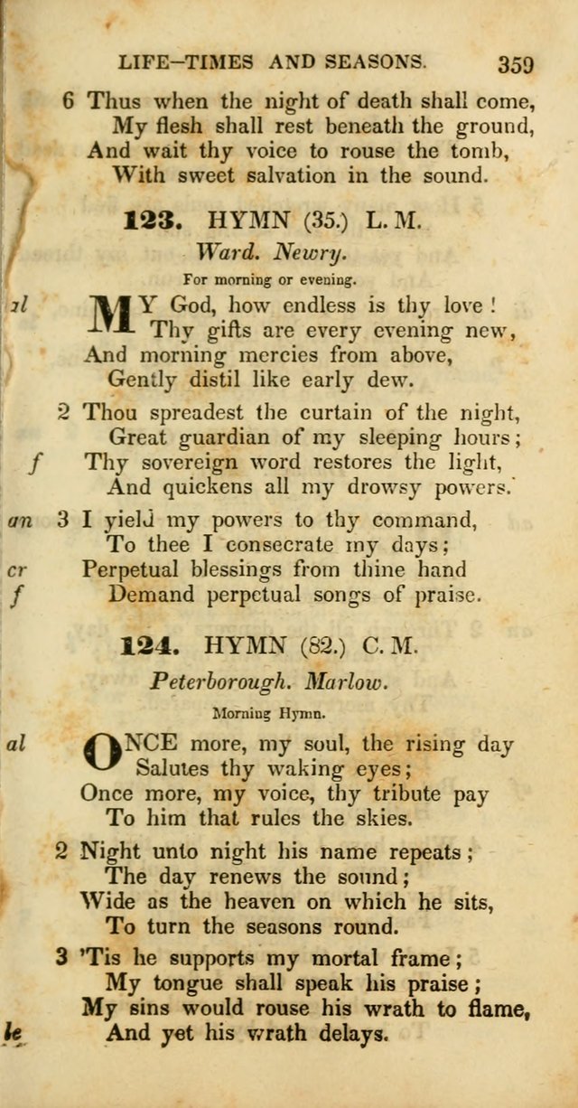 Psalms and Hymns, Adapted to Public Worship: and approved by the General Assembly of the Presbyterian Church in the United States of America: the latter being arranged according to subjects... page 359