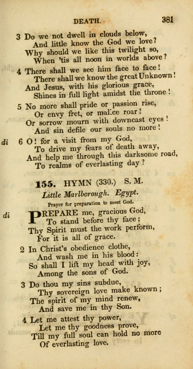 Psalms and Hymns, Adapted to Public Worship: and approved by the General Assembly of the Presbyterian Church in the United States of America: the latter being arranged according to subjects... page 381