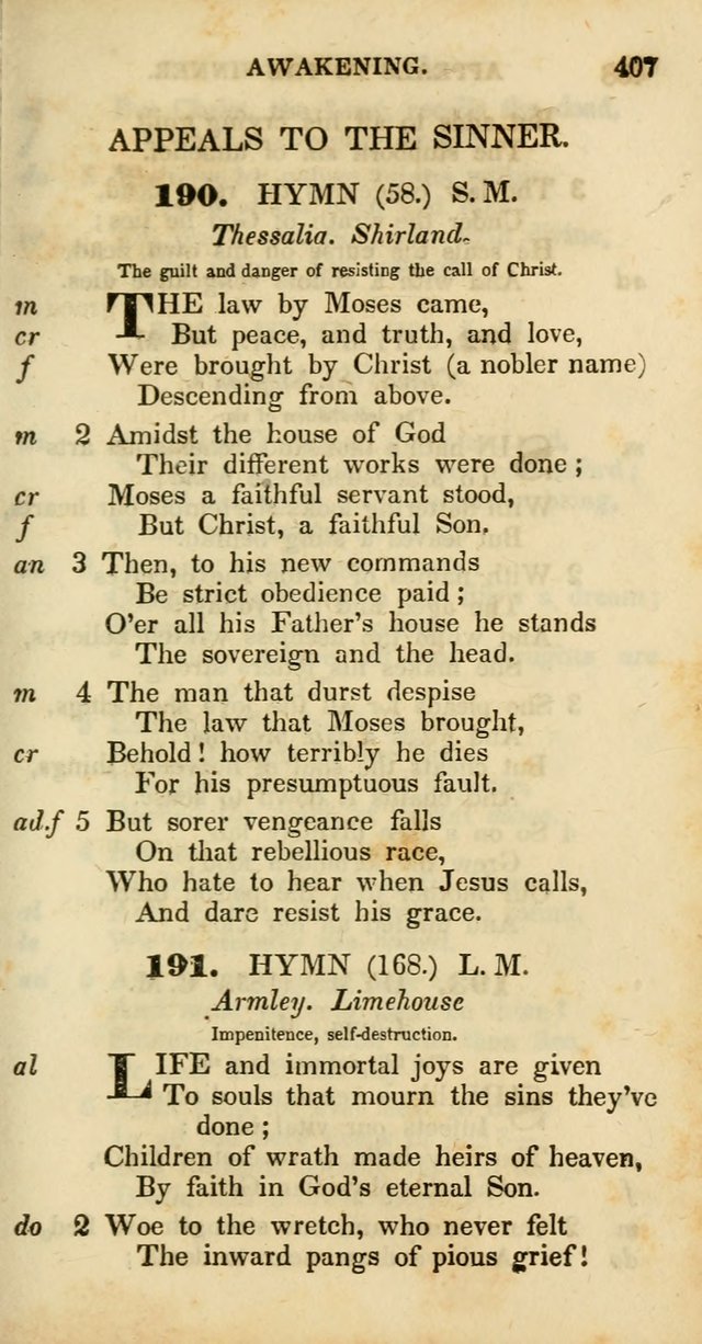 Psalms and Hymns, Adapted to Public Worship: and approved by the General Assembly of the Presbyterian Church in the United States of America: the latter being arranged according to subjects... page 407