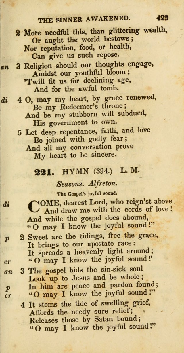 Psalms and Hymns, Adapted to Public Worship: and approved by the General Assembly of the Presbyterian Church in the United States of America: the latter being arranged according to subjects... page 429