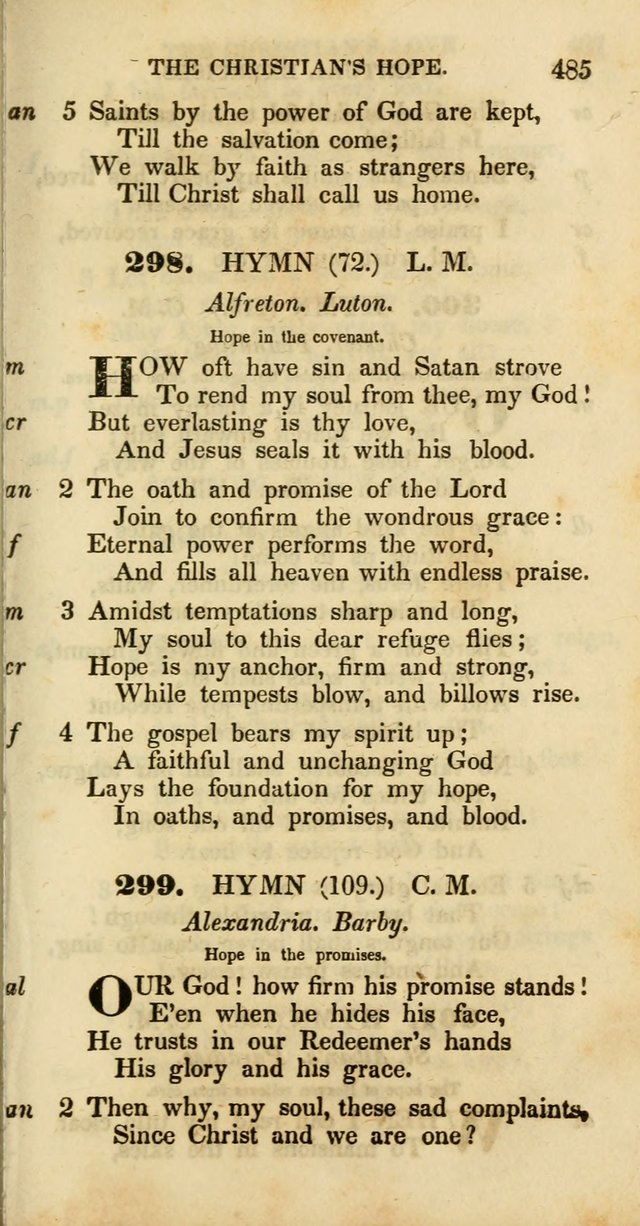 Psalms and Hymns, Adapted to Public Worship: and approved by the General Assembly of the Presbyterian Church in the United States of America: the latter being arranged according to subjects... page 487