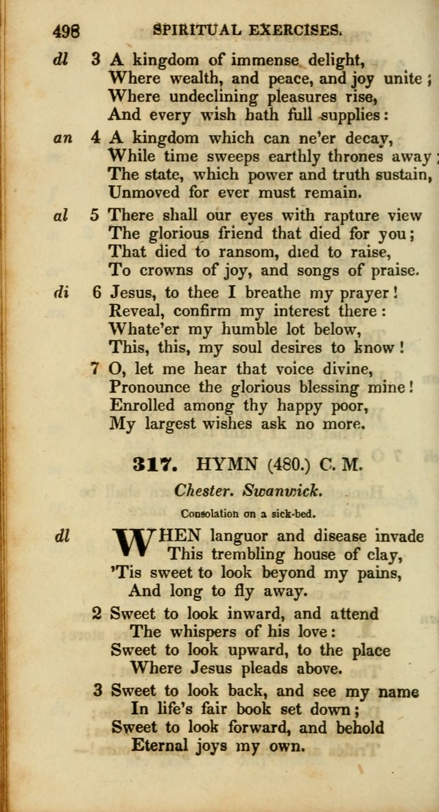 Psalms and Hymns, Adapted to Public Worship: and approved by the General Assembly of the Presbyterian Church in the United States of America: the latter being arranged according to subjects... page 500