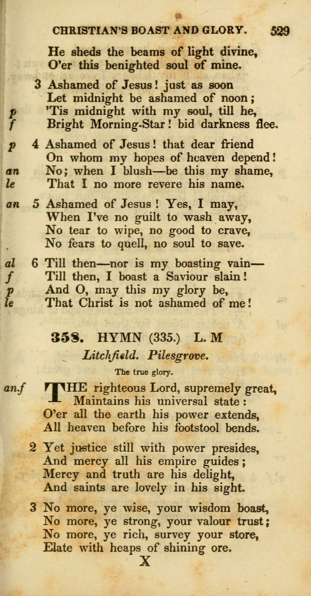Psalms and Hymns, Adapted to Public Worship: and approved by the General Assembly of the Presbyterian Church in the United States of America: the latter being arranged according to subjects... page 531