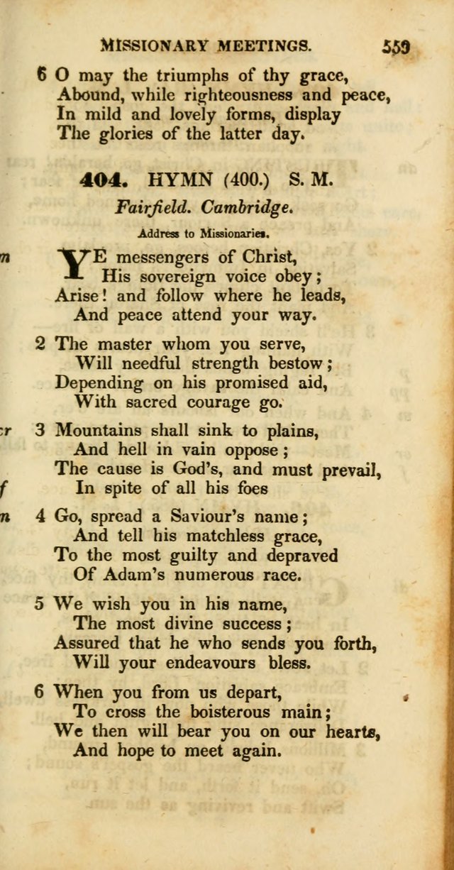 Psalms and Hymns, Adapted to Public Worship: and approved by the General Assembly of the Presbyterian Church in the United States of America: the latter being arranged according to subjects... page 561