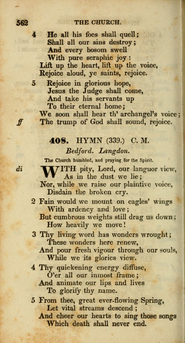 Psalms and Hymns, Adapted to Public Worship: and approved by the General Assembly of the Presbyterian Church in the United States of America: the latter being arranged according to subjects... page 564