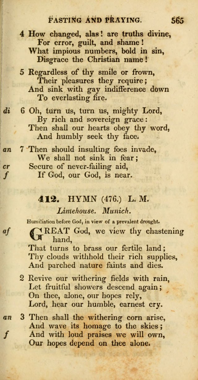 Psalms and Hymns, Adapted to Public Worship: and approved by the General Assembly of the Presbyterian Church in the United States of America: the latter being arranged according to subjects... page 567