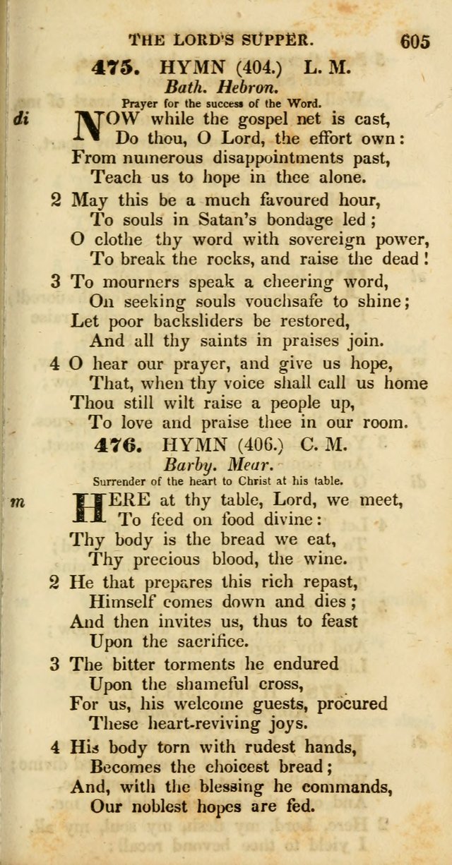 Psalms and Hymns, Adapted to Public Worship: and approved by the General Assembly of the Presbyterian Church in the United States of America: the latter being arranged according to subjects... page 607
