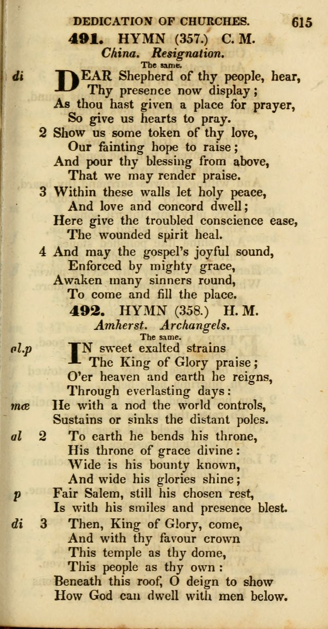 Psalms and Hymns, Adapted to Public Worship: and approved by the General Assembly of the Presbyterian Church in the United States of America: the latter being arranged according to subjects... page 617