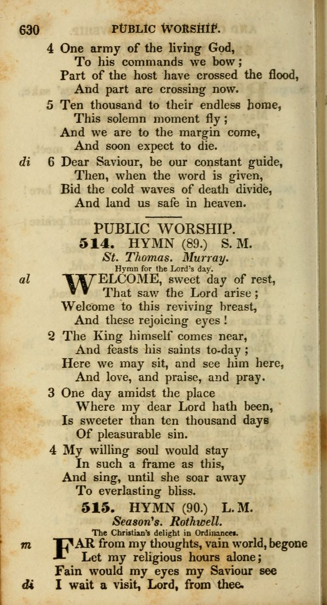 Psalms and Hymns, Adapted to Public Worship: and approved by the General Assembly of the Presbyterian Church in the United States of America: the latter being arranged according to subjects... page 632
