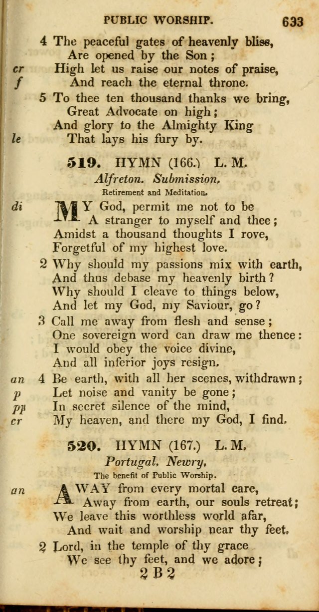 Psalms and Hymns, Adapted to Public Worship: and approved by the General Assembly of the Presbyterian Church in the United States of America: the latter being arranged according to subjects... page 635