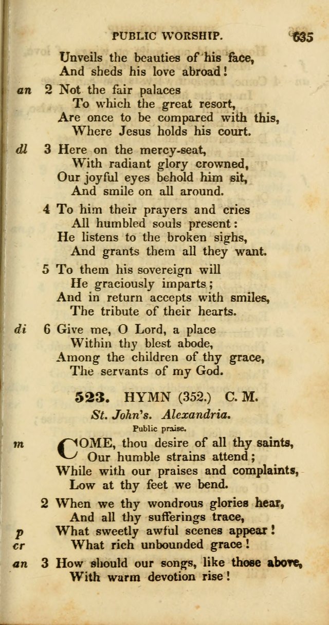 Psalms and Hymns, Adapted to Public Worship: and approved by the General Assembly of the Presbyterian Church in the United States of America: the latter being arranged according to subjects... page 637