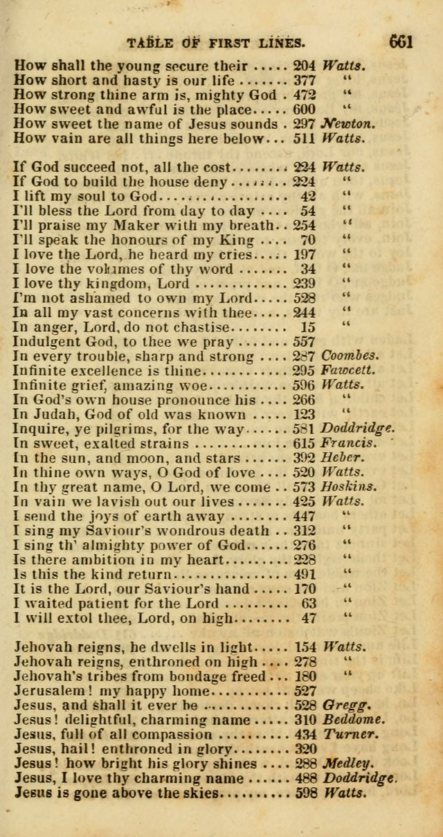 Psalms and Hymns, Adapted to Public Worship: and approved by the General Assembly of the Presbyterian Church in the United States of America: the latter being arranged according to subjects... page 665
