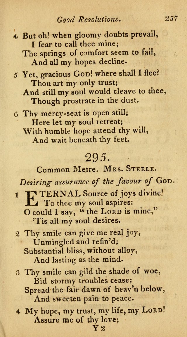 The Philadelphia Hymn Book; or, a selection of sacred poetry, consisting of psalms and hymns from Watts...and others, adapted to public and private devotion page 290