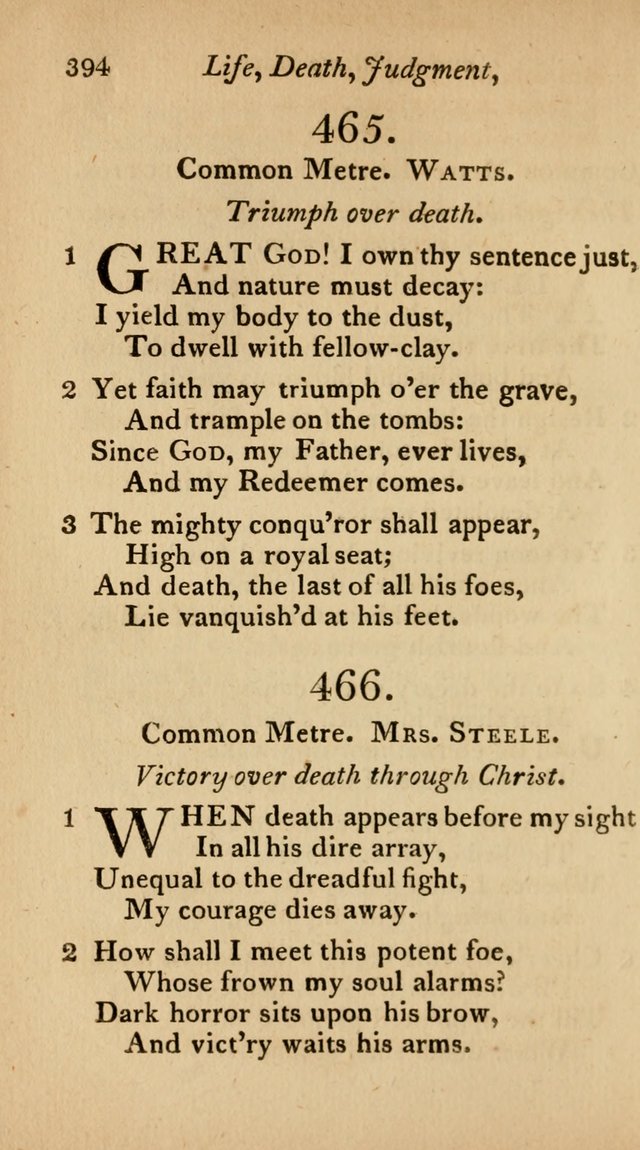 The Philadelphia Hymn Book; or, a selection of sacred poetry, consisting of psalms and hymns from Watts...and others, adapted to public and private devotion page 427
