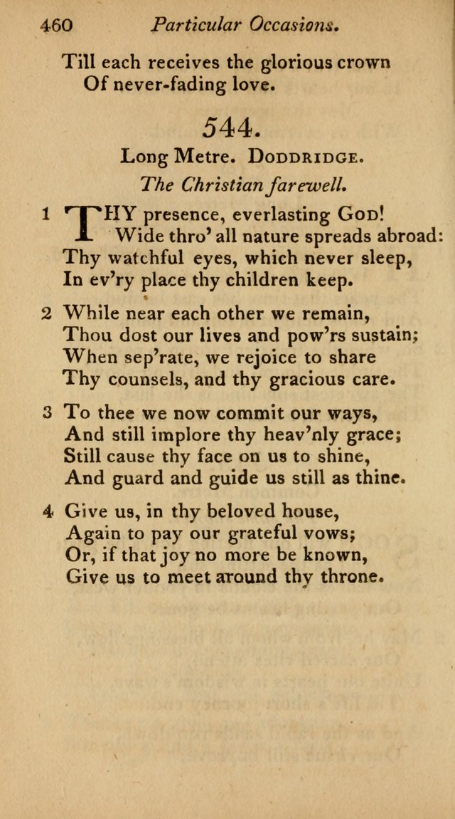 The Philadelphia Hymn Book; or, a selection of sacred poetry, consisting of psalms and hymns from Watts...and others, adapted to public and private devotion page 493