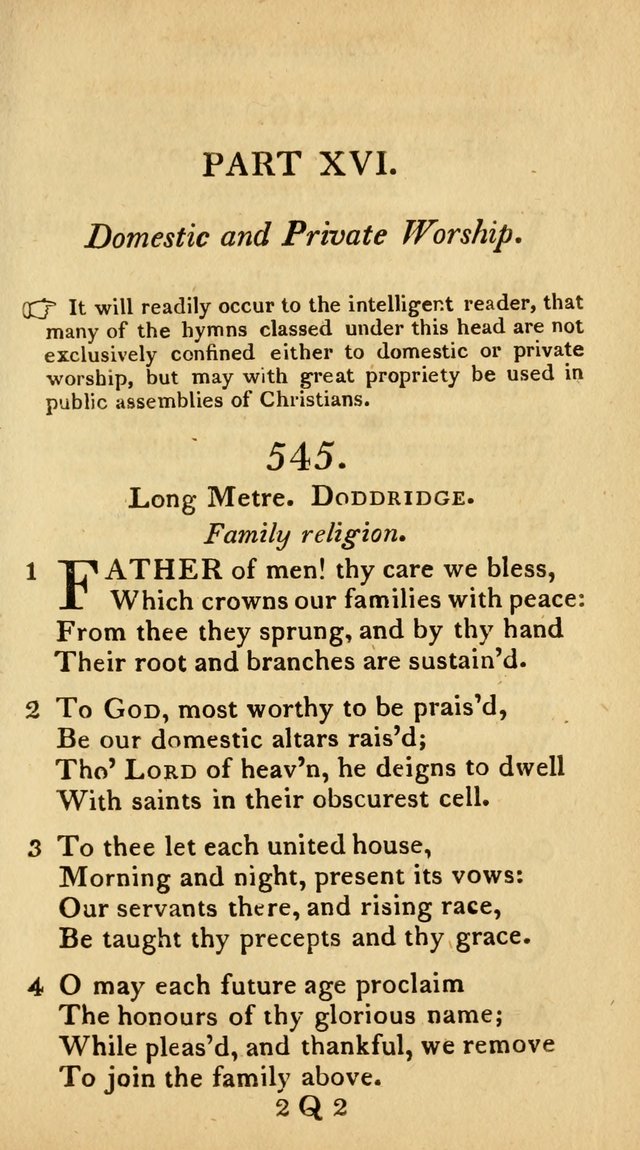 The Philadelphia Hymn Book; or, a selection of sacred poetry, consisting of psalms and hymns from Watts...and others, adapted to public and private devotion page 494