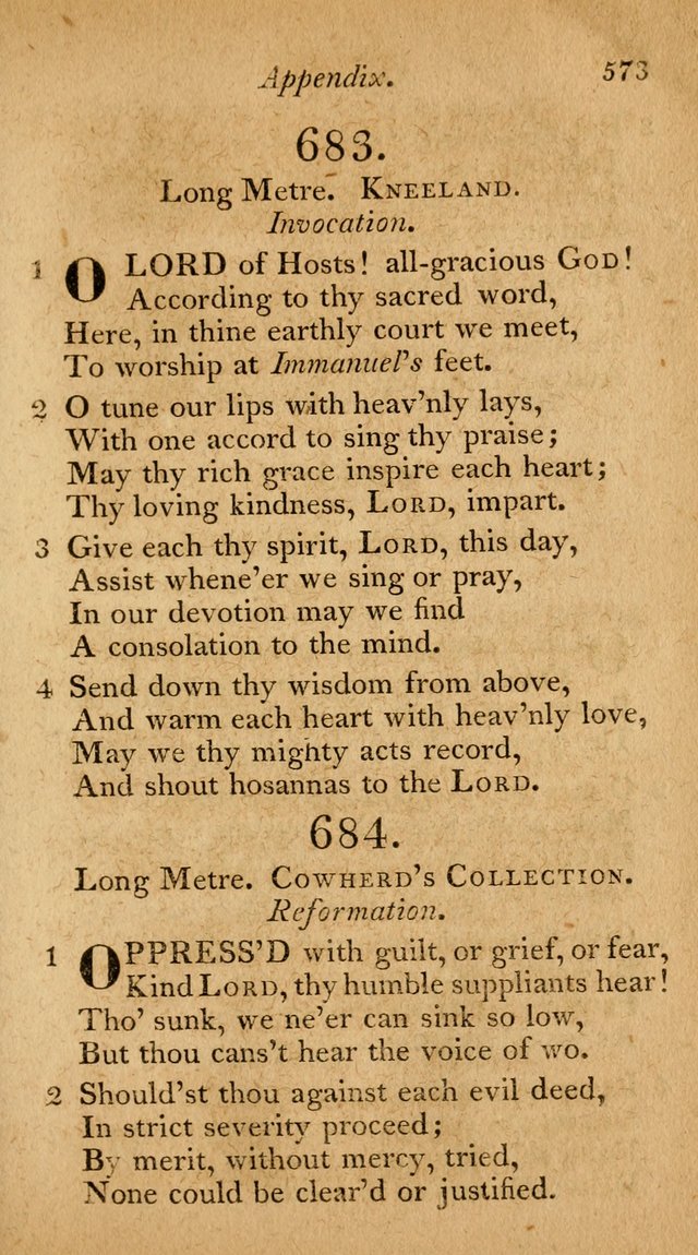 The Philadelphia Hymn Book; or, a selection of sacred poetry, consisting of psalms and hymns from Watts...and others, adapted to public and private devotion page 606
